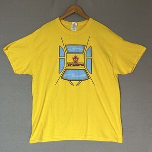 TF EXPO 2022 Kansas City Exclusive Yellow Bumblebee Short Sleeve T-Shirt Size XL